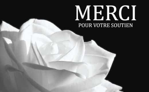 remerciement deces