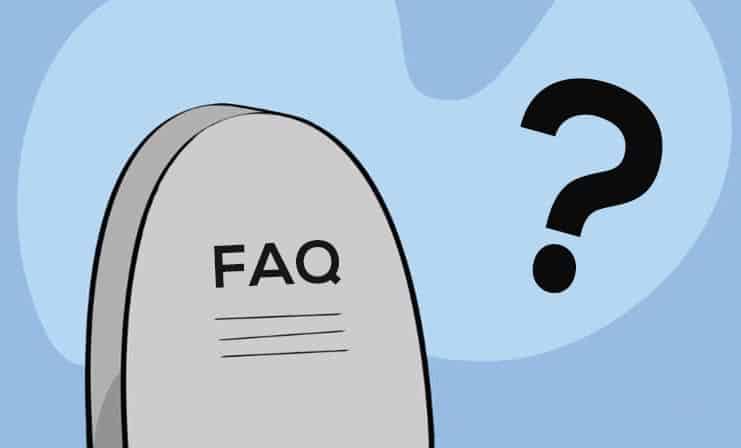 Illustration Foire Aux Question Liees Au Deces